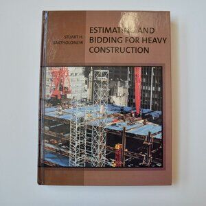 Estimating and Bidding for Heavy Construction Book Textbook Prentice Hall